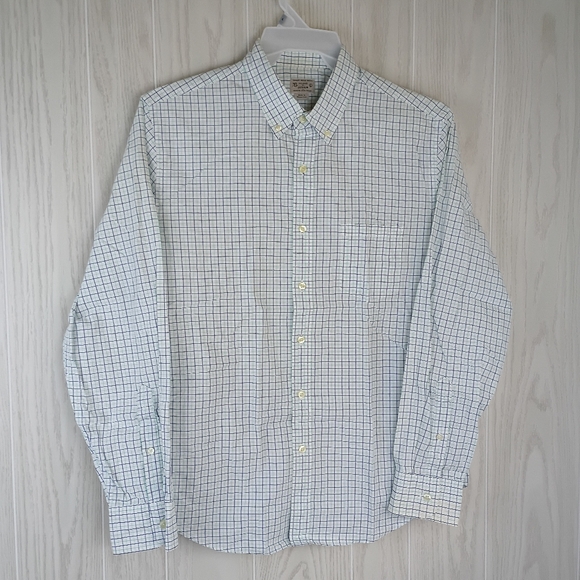 Chemise Femme J.Crew En Coton Vert, Manches Longues - Taille M